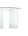 Tavolo rotondo Acacia in vetro trasparente temperato 137x137x77H