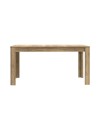 Tavolo rettangolare allungabile Mono Core 160/206 cm con allunga centrale colore rovere