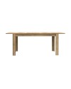 Tavolo rettangolare allungabile Mono Core 160/206 cm con allunga centrale colore rovere