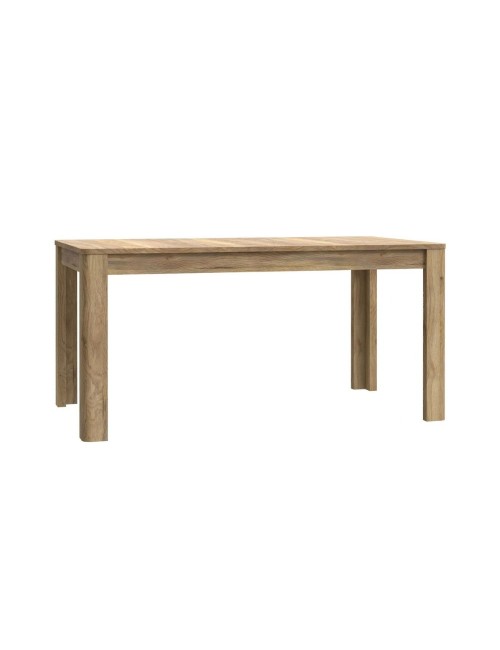 Tavolo rettangolare allungabile Mono Core 160/206 cm con allunga centrale colore rovere