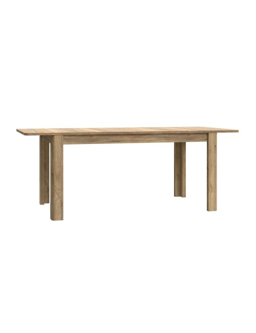 Tavolo rettangolare allungabile Mono Core 160/206 cm con allunga centrale colore rovere