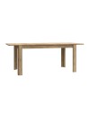 Tavolo rettangolare allungabile Mono Core 160/206 cm con allunga centrale colore rovere