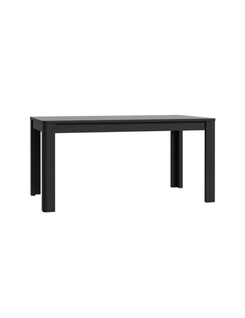 Tavolo rettangolare allungabile Mono Core 160/206 cm con allunga centrale colore nero