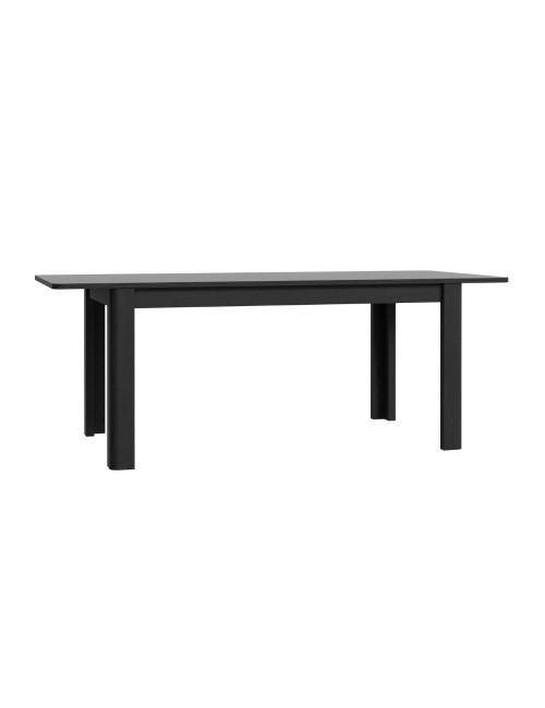 Tavolo rettangolare allungabile Mono Core 160/206 cm con allunga centrale colore nero