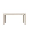 Tavolo rettangolare allungabile Mono Core 160/206 cm con allunga centrale colore cashmere