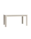 Tavolo rettangolare allungabile Mono Core 160/206 cm con allunga centrale colore cashmere