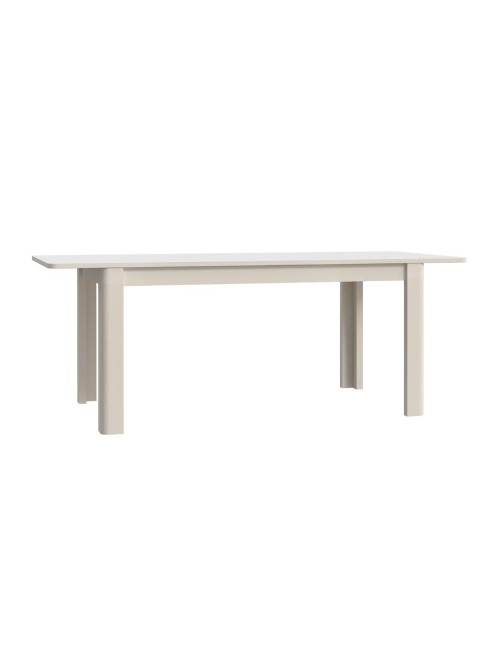 Tavolo rettangolare allungabile Mono Core 160/206 cm con allunga centrale colore cashmere