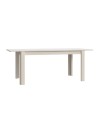 Tavolo rettangolare allungabile Mono Core 160/206 cm con allunga centrale colore cashmere