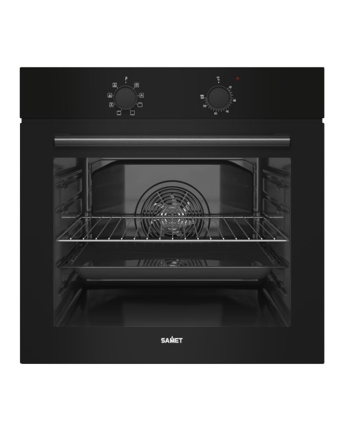 Forno multifunzione Samet Calliope8F 2 manopole colore nero classe A+