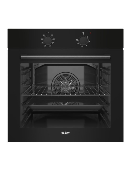 Forno multifunzione Samet Calliope8F 2 manopole colore nero classe A+