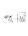 Forno statico Midea MO704STX 70 litri doppia manopola classe A inox