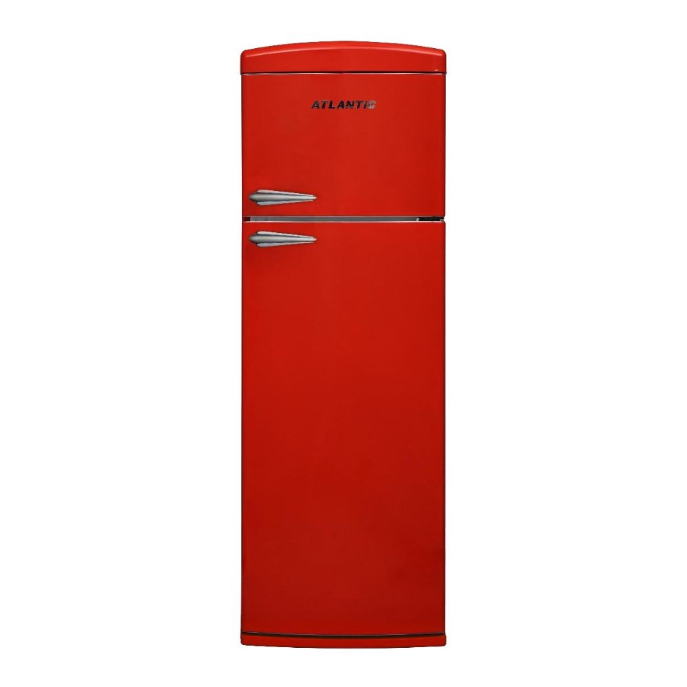 Frigorifero doppia porta Atlantic ATBM346R 311 LT classe F colore rosso retrò
