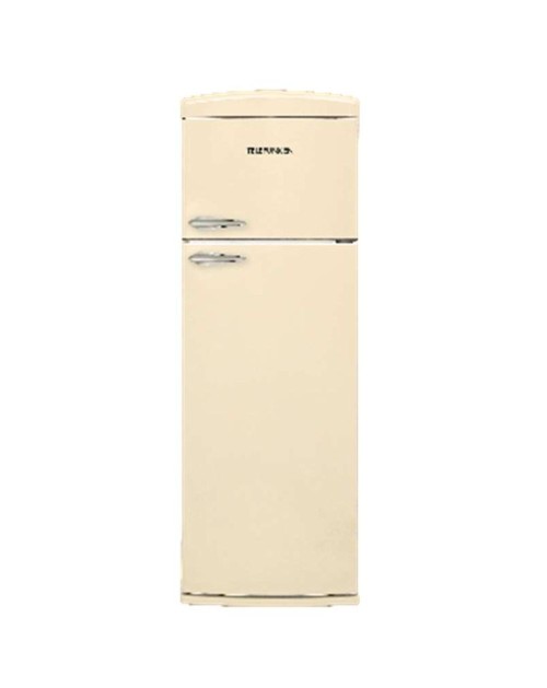 Frigorifero doppia porta Telefunken TKBM346BREF 311 LT classe F colore beige retrò