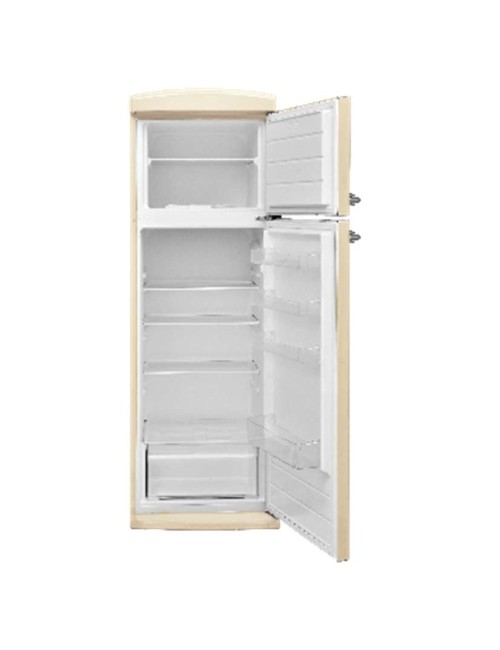 Frigorifero doppia porta Telefunken TKBM346BREF 311 LT classe F colore beige retrò