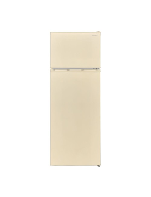 Frigorifero doppia porta Sharp SJFTB01ITXJE 213 lt colore beige classe E