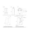 Frigorifero Bertazzoni side by side REF904FFNXTC 636 litri acciaio inox classe E