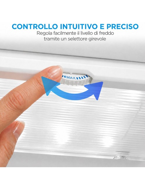 Frigorifero combinato Daya DMCB262MSE 262 litri low frost colore silver classe E