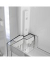 Frigorifero NO FROST Sharp SJNBA31IEBGD 331lt con estetica glass nero classe D