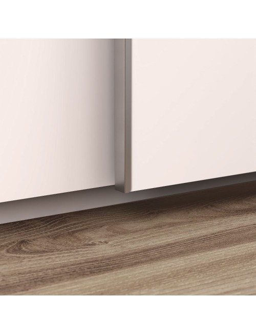 Armadio Afra bianco 200x61x235H con 2 ante scorrevoli