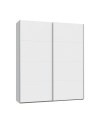 Armadio Afra bianco 200x61x235H con 2 ante scorrevoli