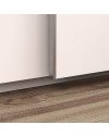 Armadio Afra bianco 150x61x235H con ante scorrevoli e specchio