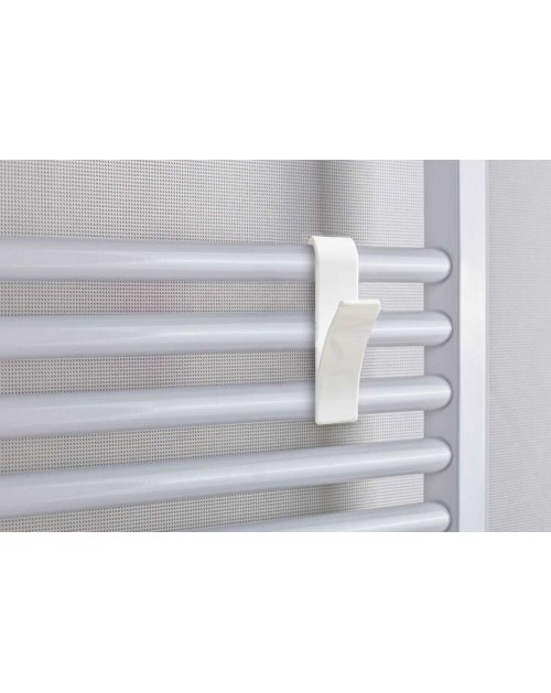Gancio asciugamani per termoarredo B22 bianco