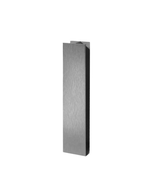 Giunzione lineare per zoccolo cucina PVC H 10 cm alluminio satinato GIUNZIONEH10AL