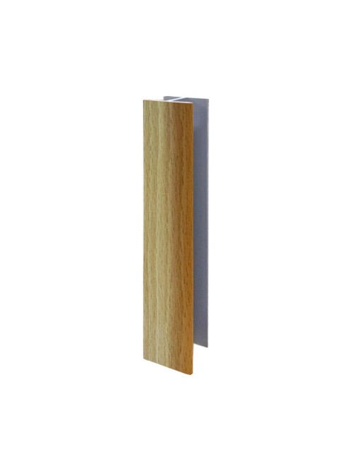 Giunzione lineare per zoccolo cucina PVC H 10 cm faggio GIUNZIONEH10FA