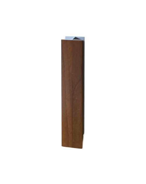 Giunzione lineare per zoccolo cucina PVC H 10 cm noce scuro GIUNZIONEH10NS