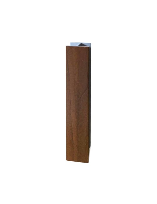 Giunzione lineare per zoccolo cucina PVC H 10 cm noce scuro GIUNZIONEH10NS