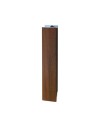 Giunzione lineare per zoccolo cucina PVC H 10 cm noce scuro GIUNZIONEH10NS