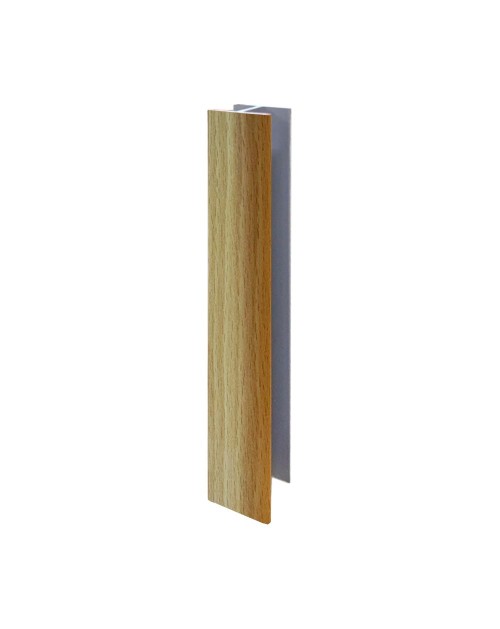 Giunzione lineare per zoccolo cucina PVC H 15 cm faggio GIUNZIONEH15FA