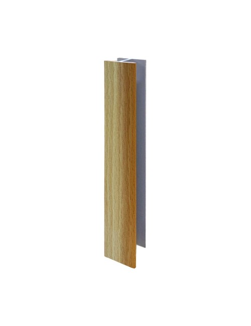 Giunzione lineare per zoccolo cucina PVC H 15 cm faggio GIUNZIONEH15FA