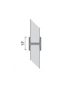 Giunzione lineare per zoccolo cucina PVC H 15 cm faggio GIUNZIONEH15FA