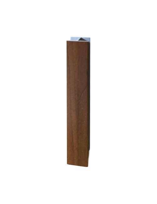 Giunzione lineare per zoccolo cucina PVC H 15 cm noce scuro GIUNZIONEH15NS