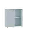 Mobile multiuso Segno 2 Ante 80 cm grigio chiaro
