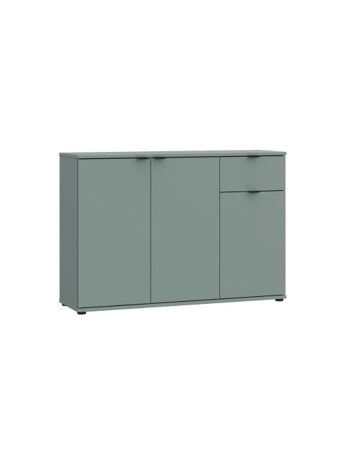 Mobile multiuso Segno 3 ante e 1 cassetto 120 cm verde salvia