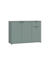 Mobile multiuso Segno 3 ante e 1 cassetto 120 cm verde salvia
