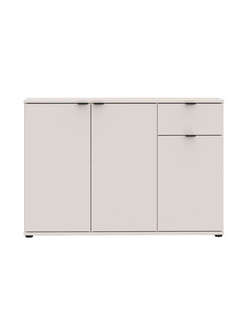 Mobile multiuso Segno 3 ante e 1 cassetto 120 cm cashmere