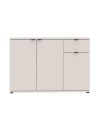 Mobile multiuso Segno 3 ante e 1 cassetto 120 cm cashmere