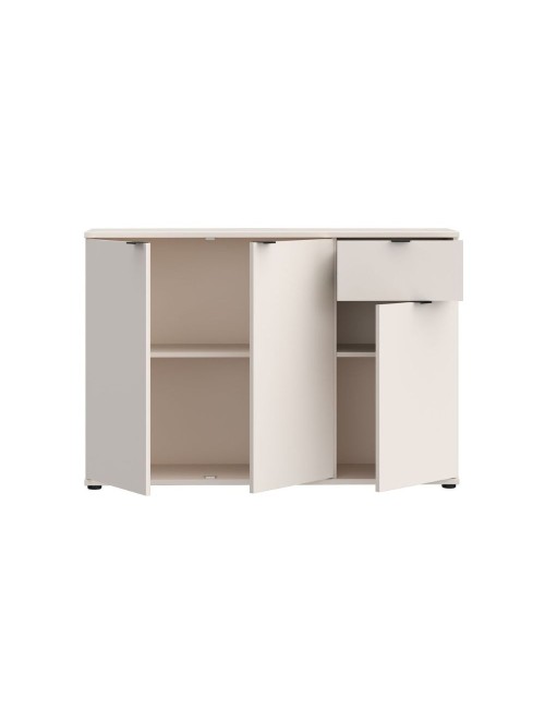 Mobile multiuso Segno 3 ante e 1 cassetto 120 cm cashmere