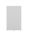 Armadio Nico 2 ante scorrevoli bianco 120x39x210 con ripiani e appendiabiti