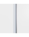 Armadio Nico 2 ante scorrevoli bianco 150x39x210 con ripiani e appendiabiti