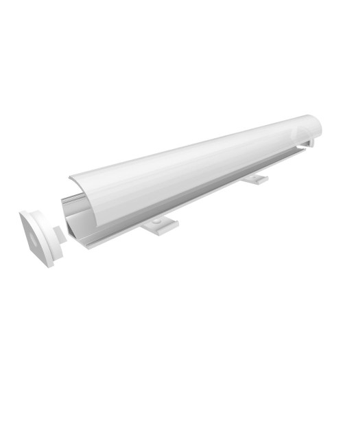 Profilo LED P53 bianco – 120 cm di Design e Funzionalità