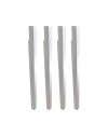 Confezione 4 gambe piramidali per tavolo H 74 cm. bianco frassinato GTPIRAMIDE52BF
