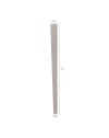 Confezione 4 gambe piramidali per tavolo H 74 cm. bianco frassinato GTPIRAMIDE52BF