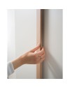 Camera da letto Amor bianco e rovere con armadio 6 ante specchiato e letto contenitore – Eleganza Moderna