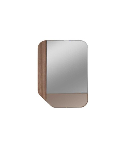 Camera da letto con letto contenitore e armadio con specchi Vega