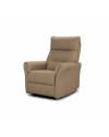 Set Relax Softwave – Divano 2 Posti + Divano 3 Posti + Poltrona Recliner Elettrica in Tessuto Camel