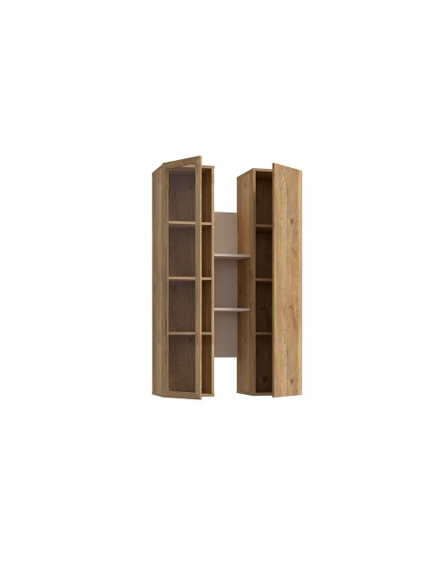 Parete Attrezzata Core Grande Rovere Cashmere con Porta TV